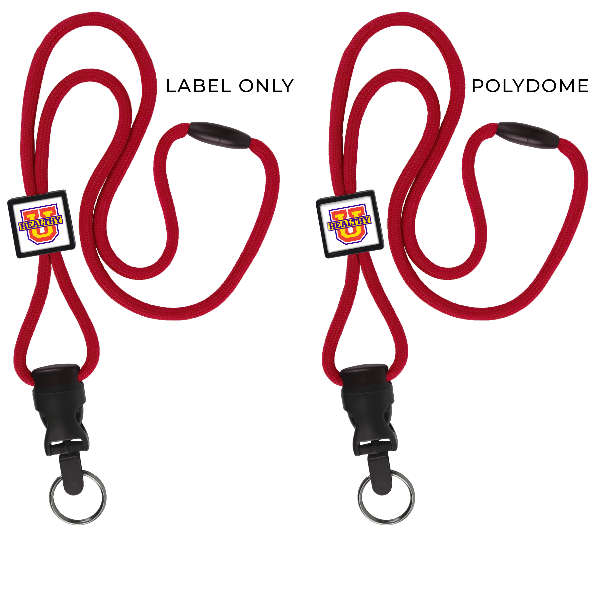 BH055 | Braided Lanyard with Square Slider