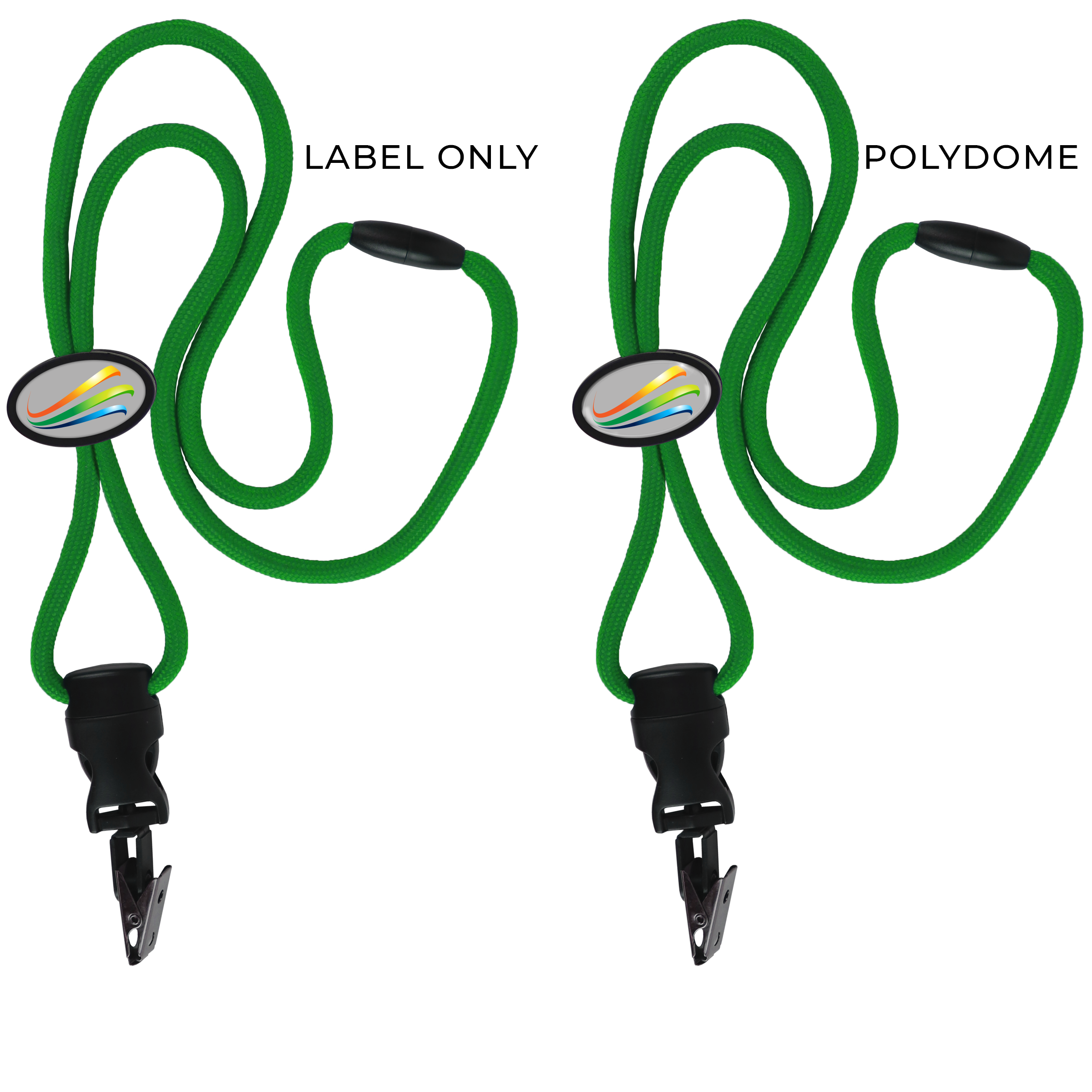 BH066 | Braided Lanyard with Oval Slider