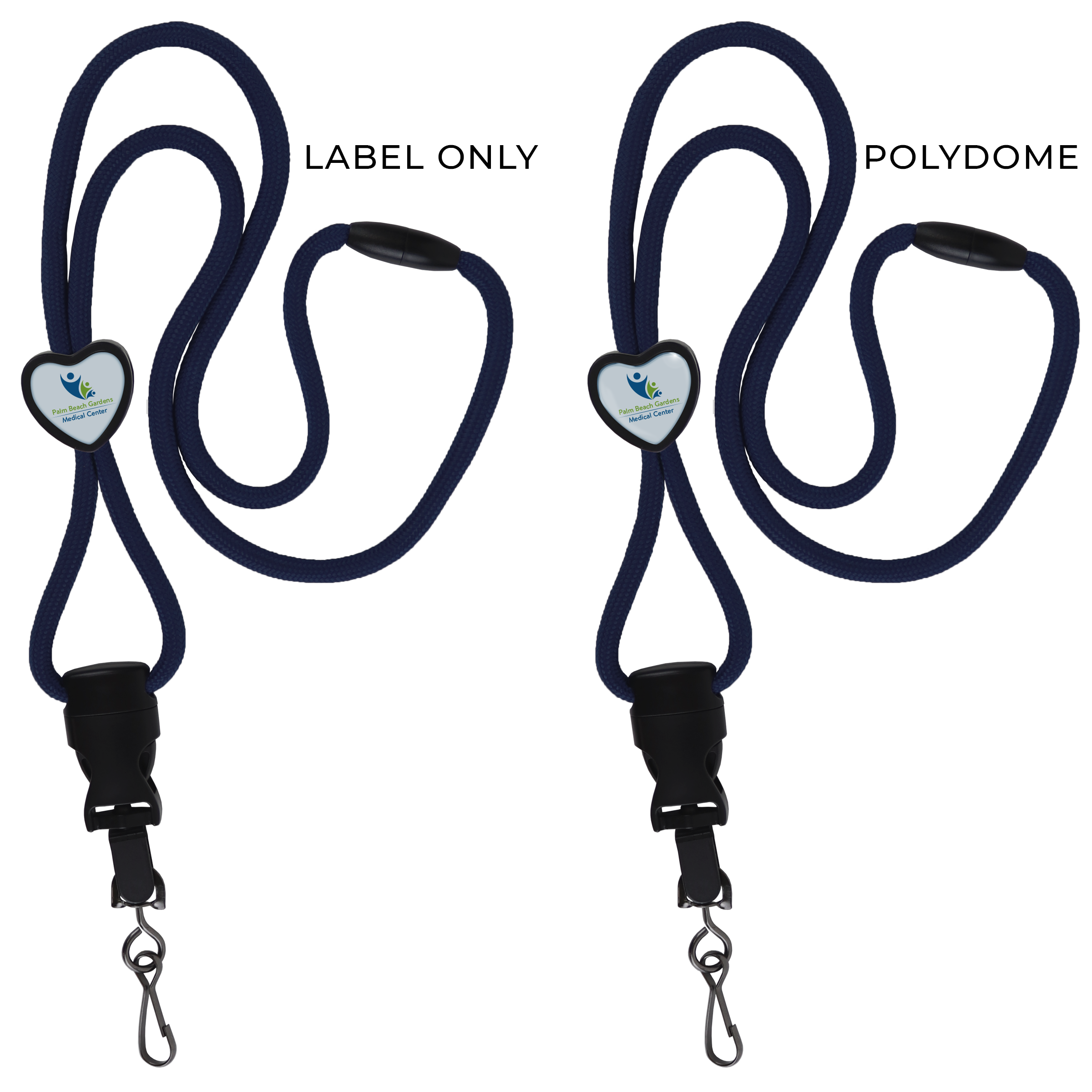 BH085 | Braided Lanyard with Heart Slider