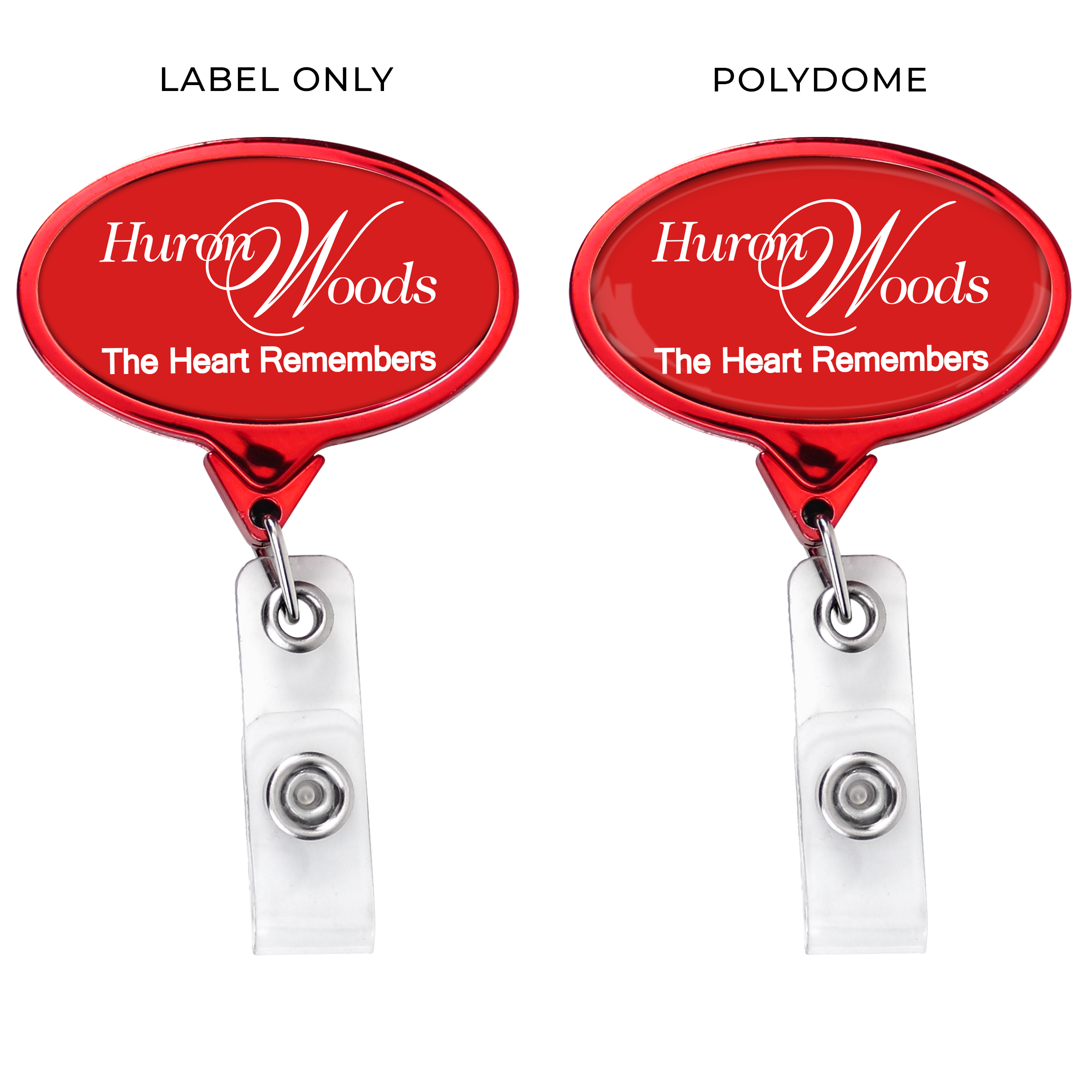 BH66 | JUMBO Oval Badge Reel :: COLOR CHROME
