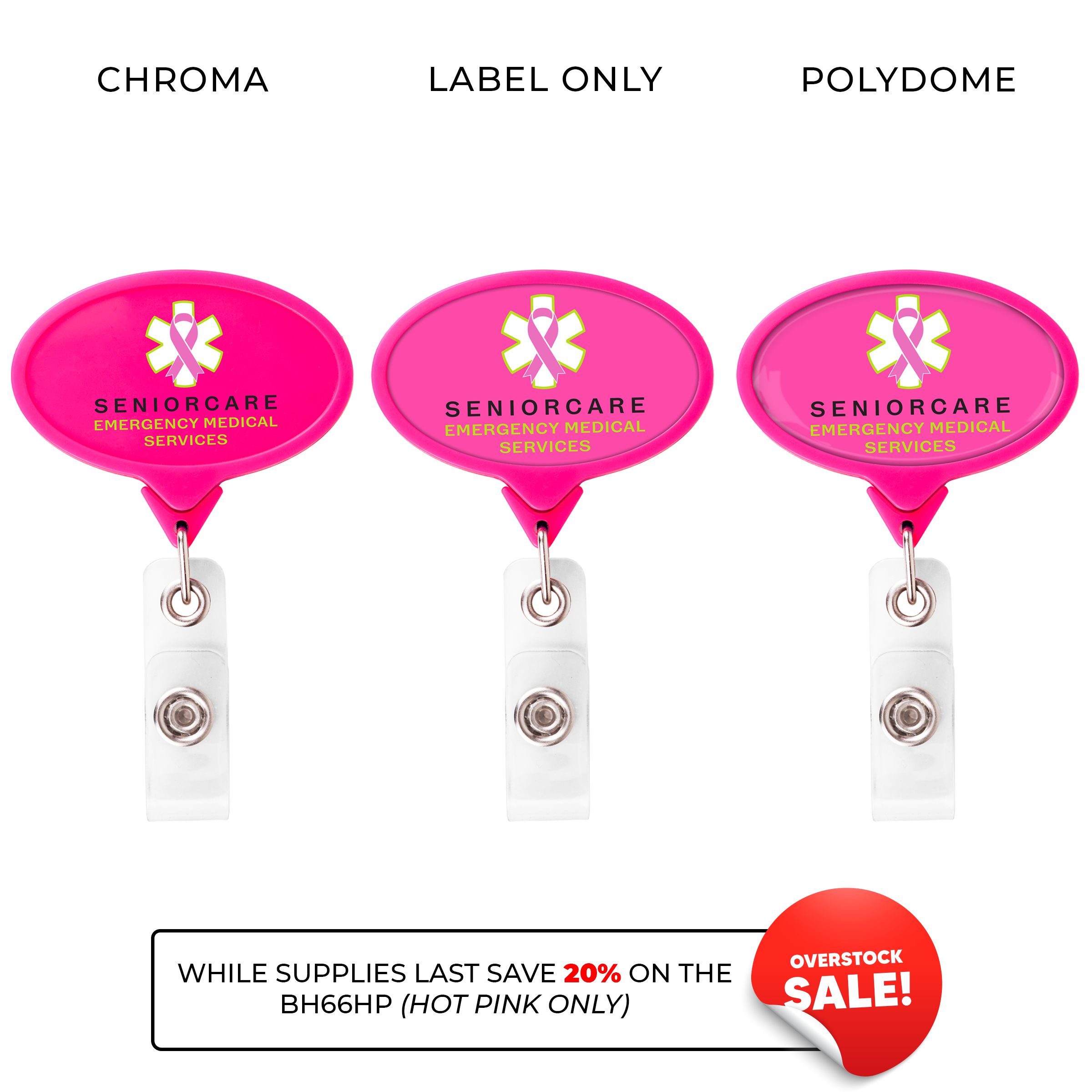 BH66 | JUMBO Oval Badge Reel