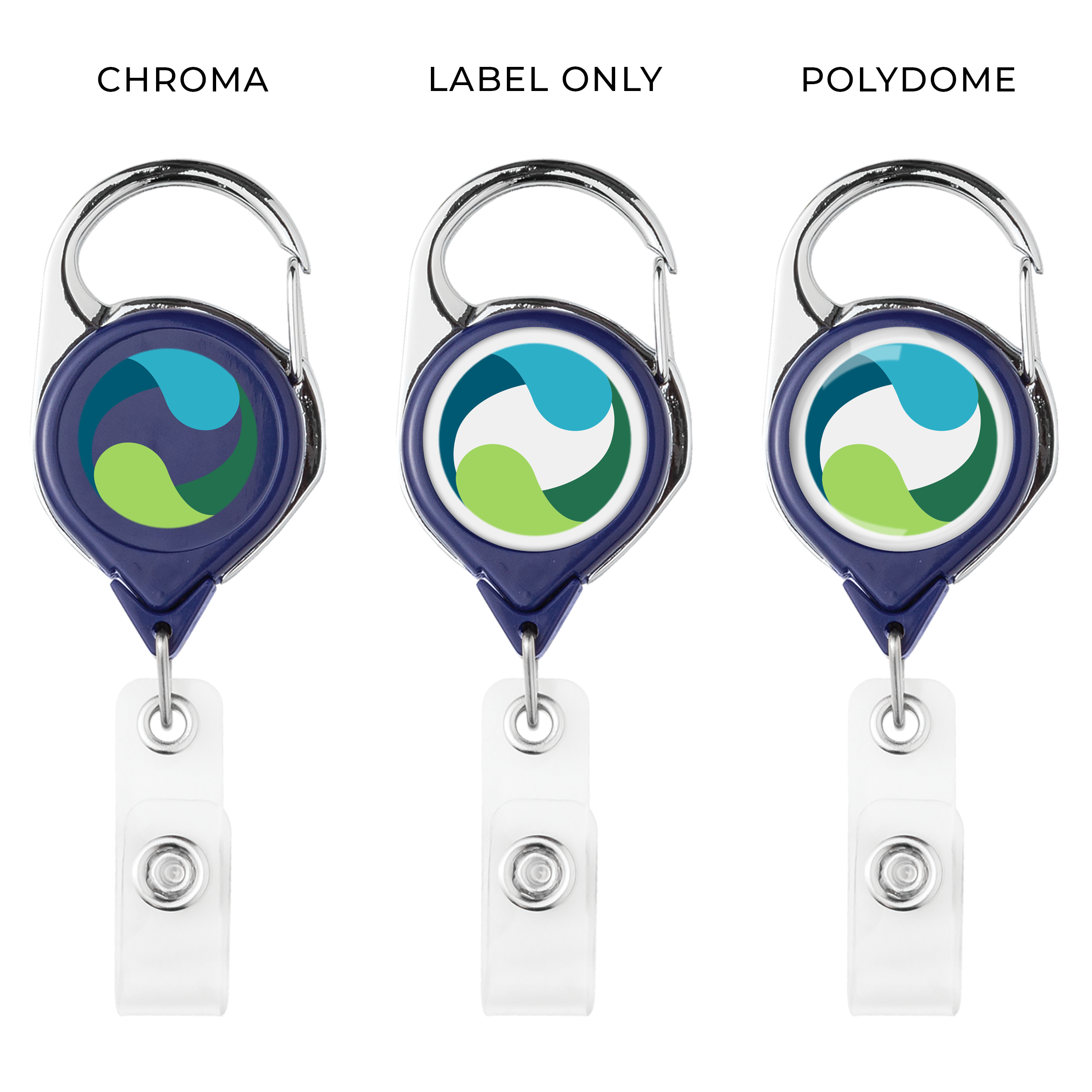 BH68 | Belt Clip Carabiner Badge Reel