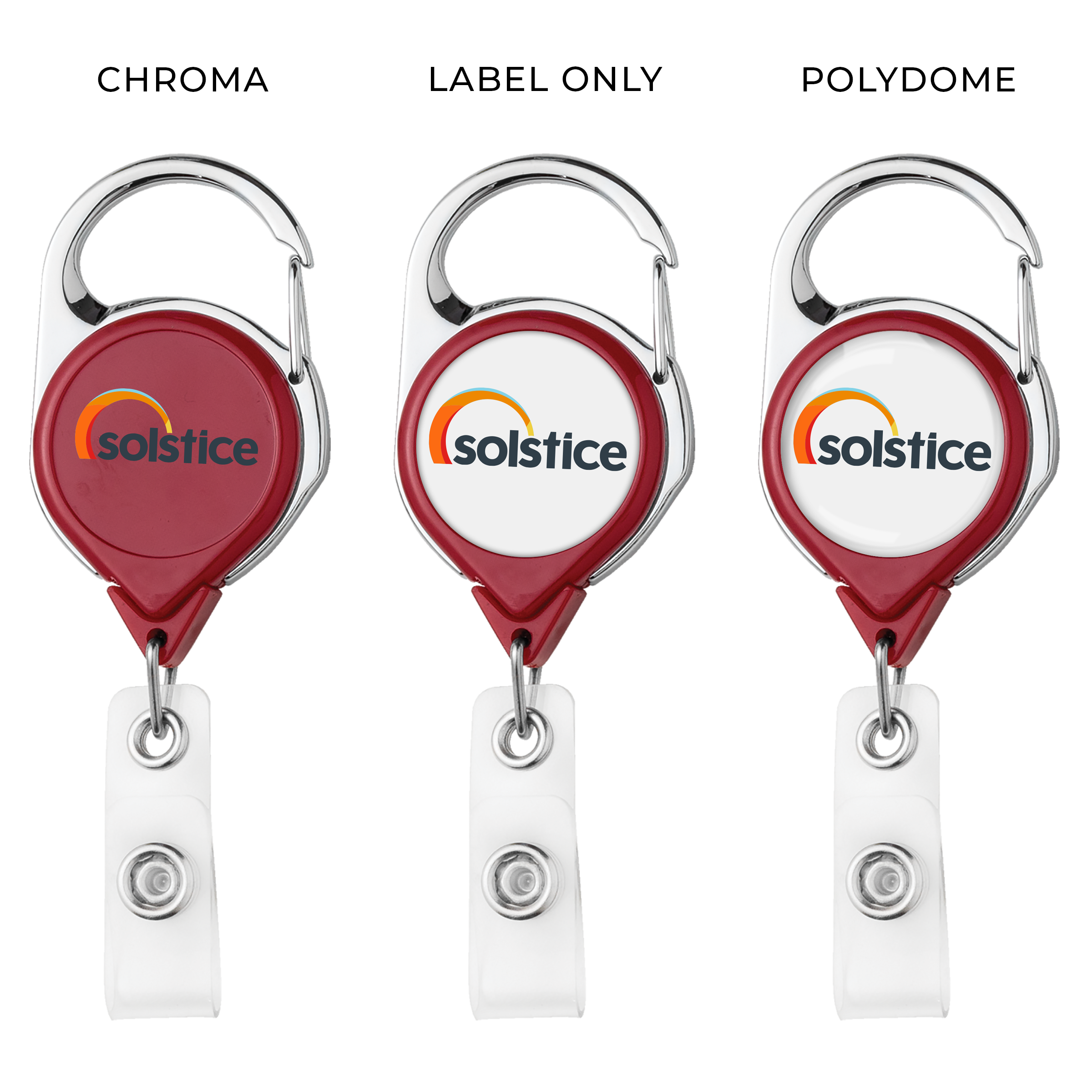 BH68 | Belt Clip Carabiner Badge Reel