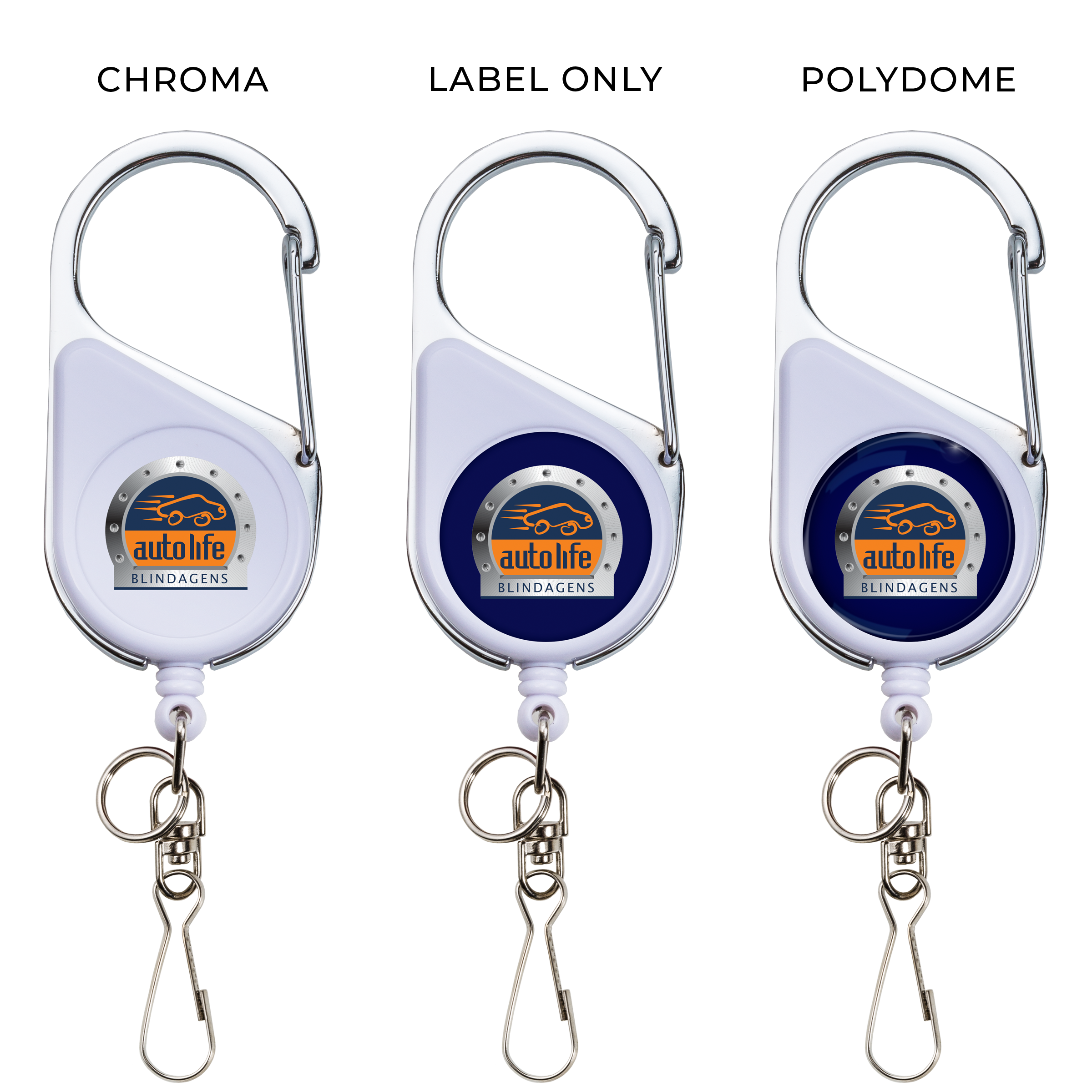 BH69 | Heavy-Duty Carabiner Badge Reel