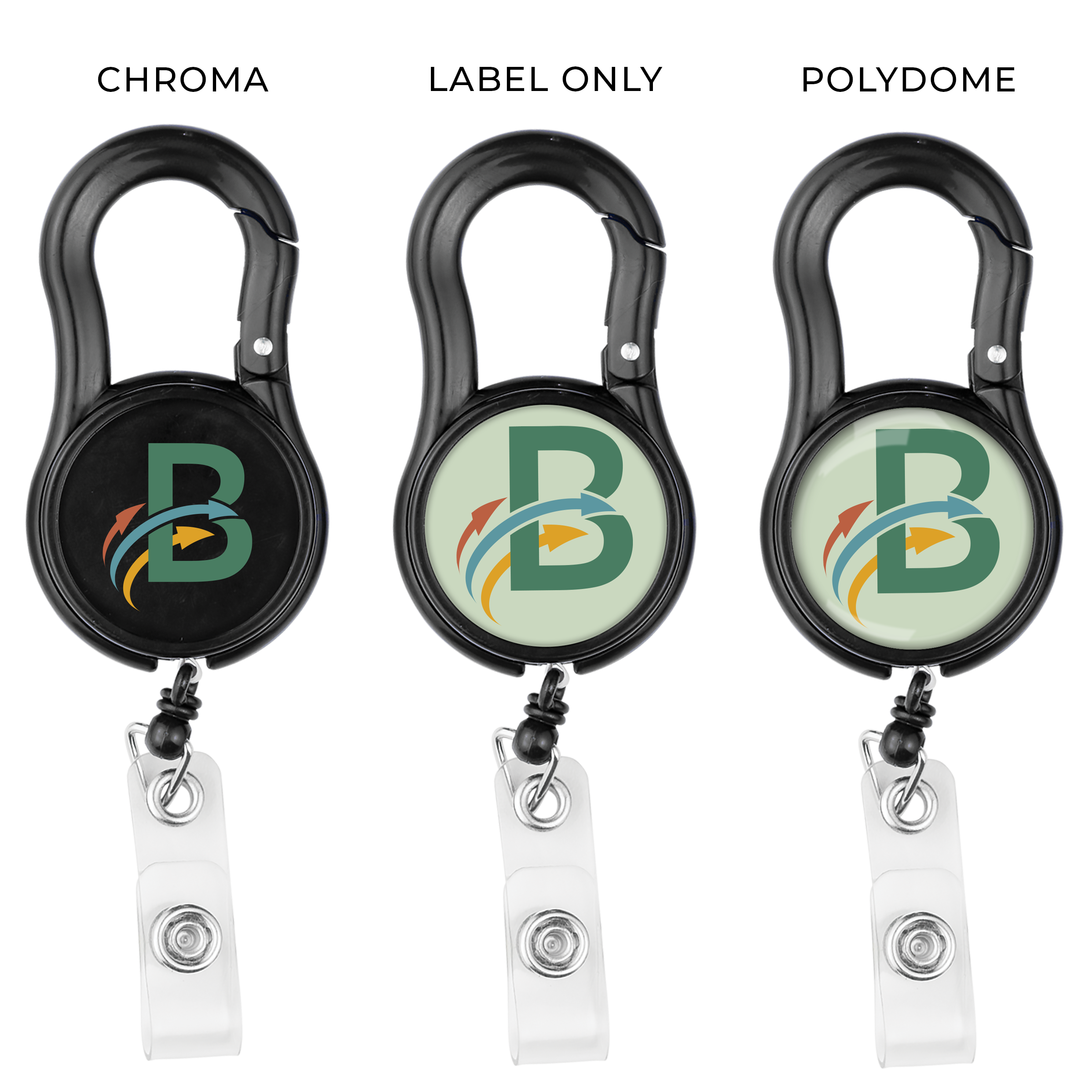 BH95 | Carabiner Tape Measure Badge Reel