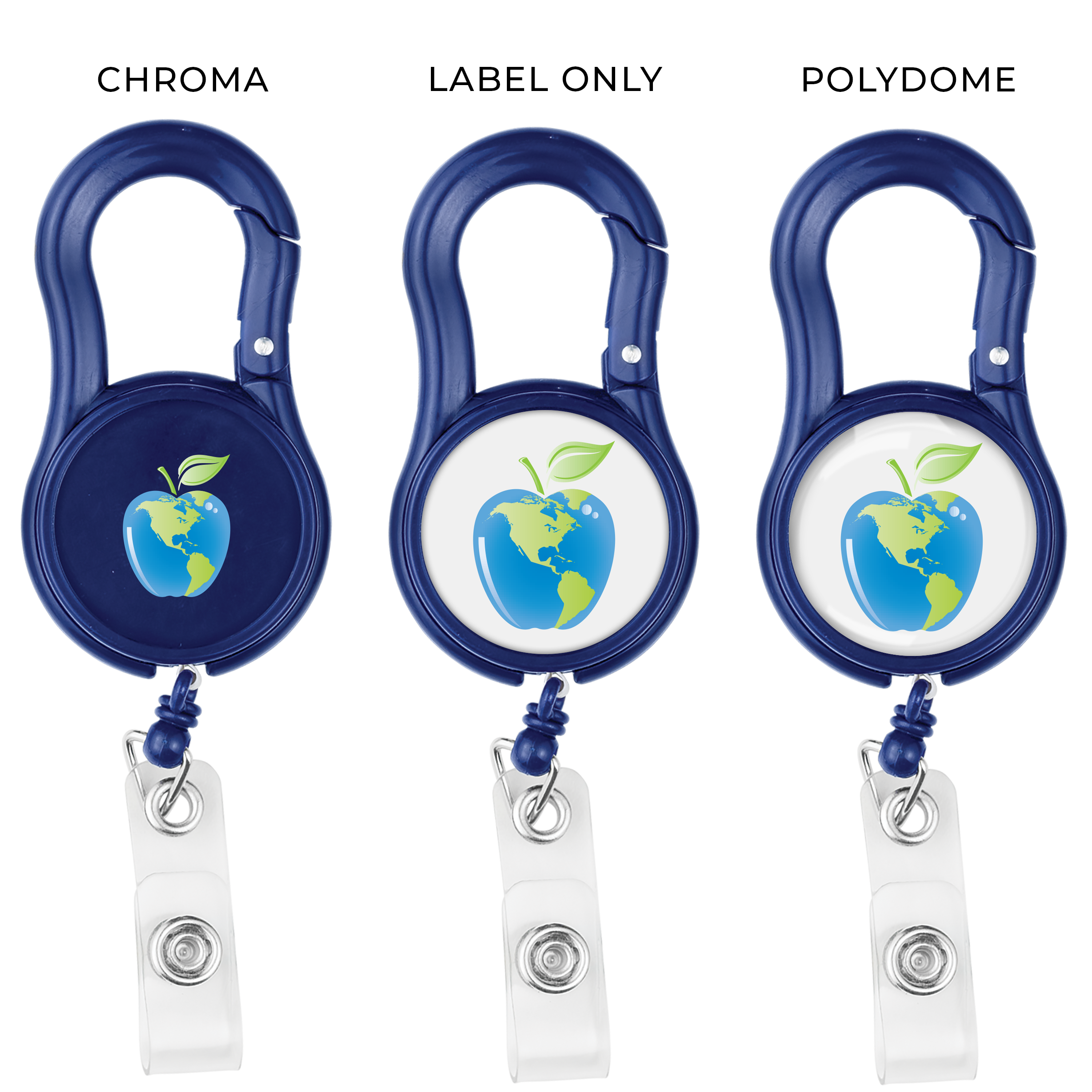 BH95 | Carabiner Tape Measure Badge Reel