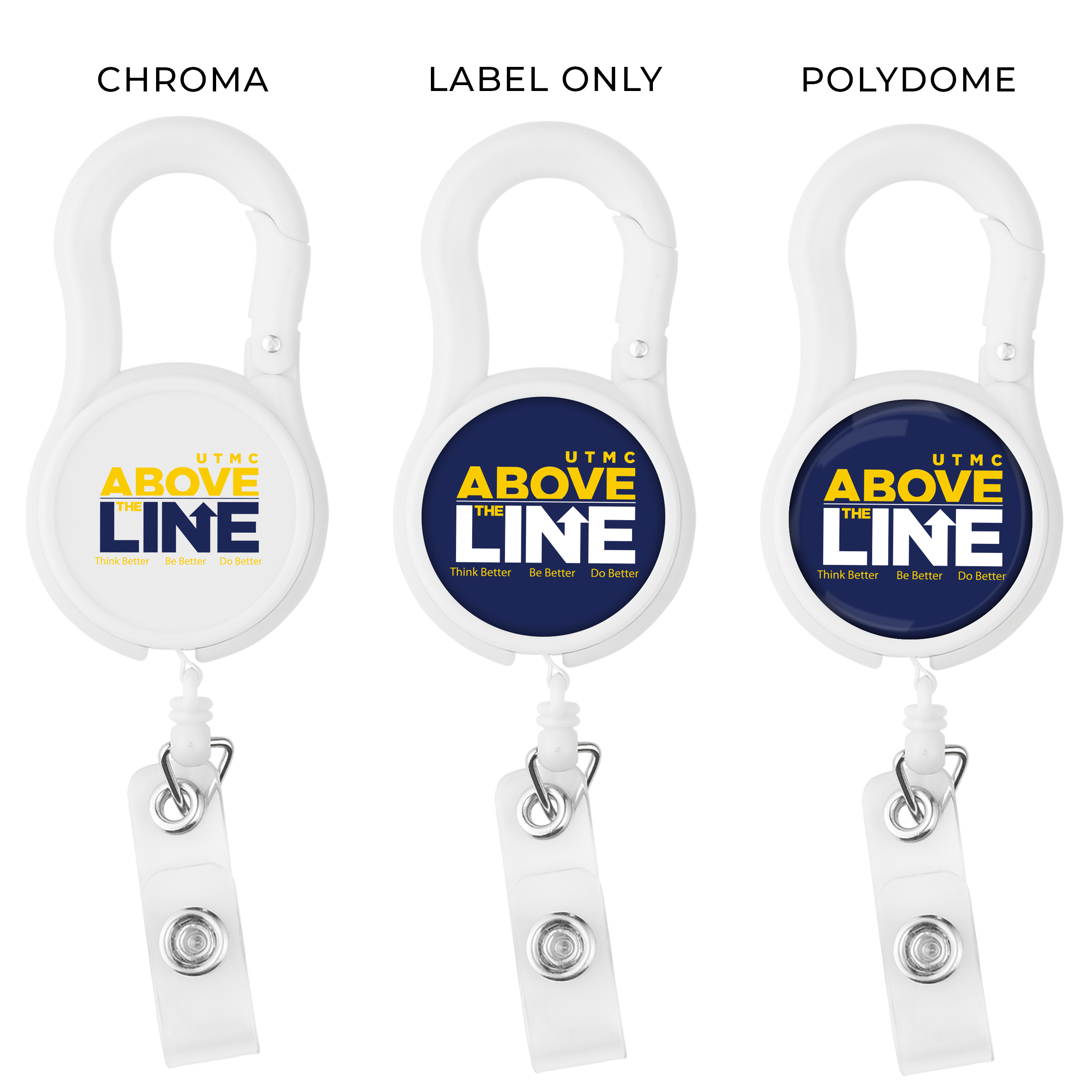 BH95 | Carabiner Tape Measure Badge Reel