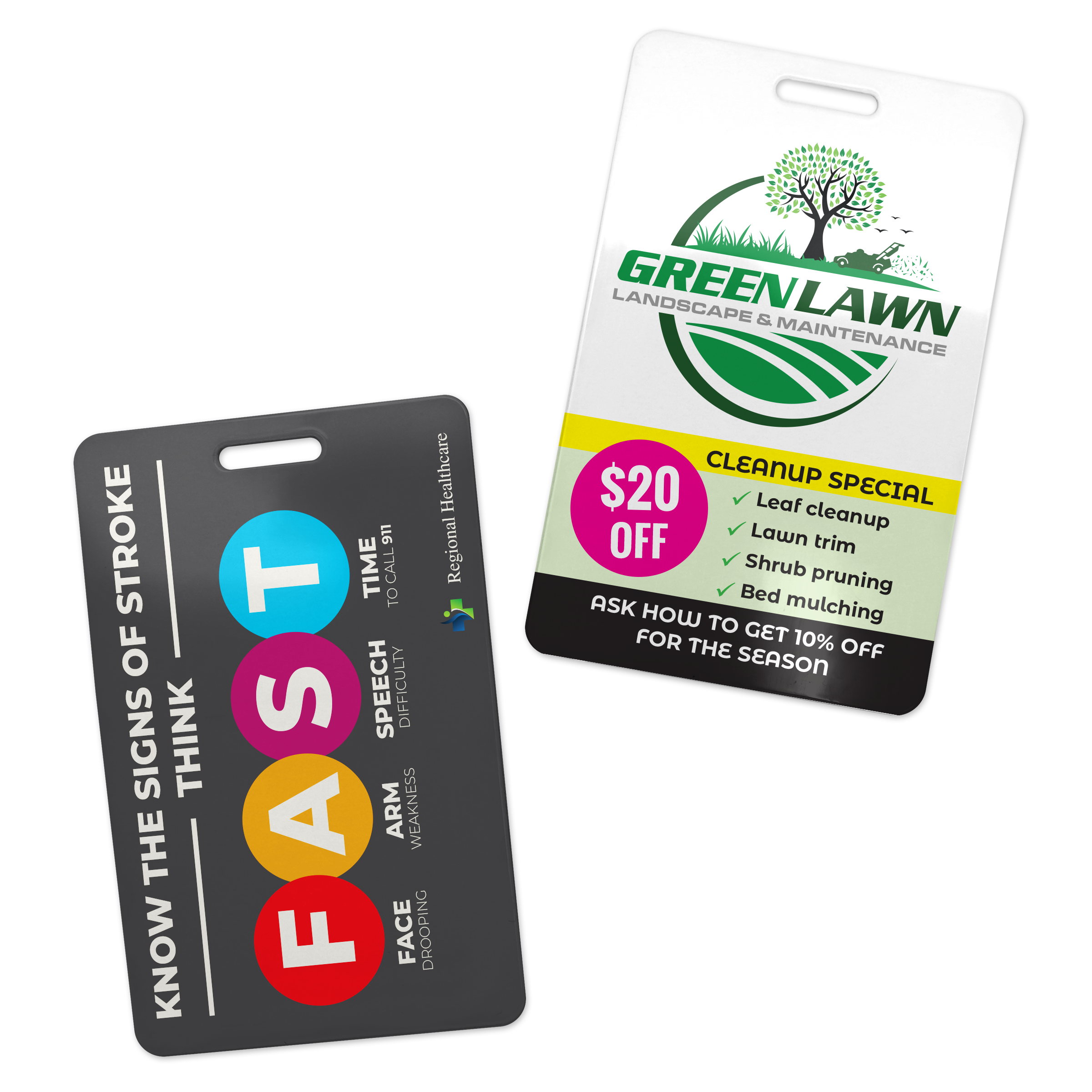 BHCD9 | 2.125"W x 3.375"H Custom Card