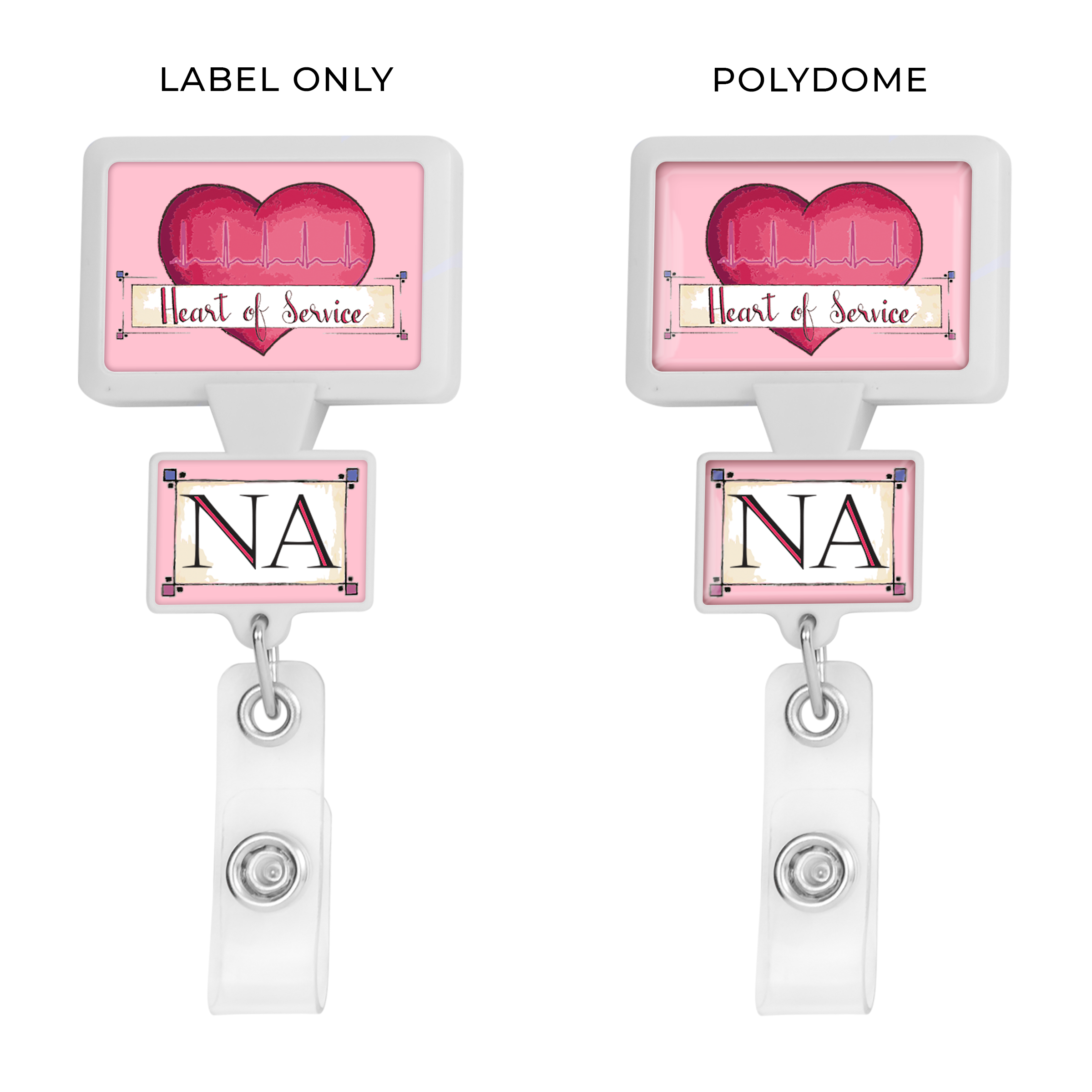 BHD18 | Double Up Rectangle Badge Reel
