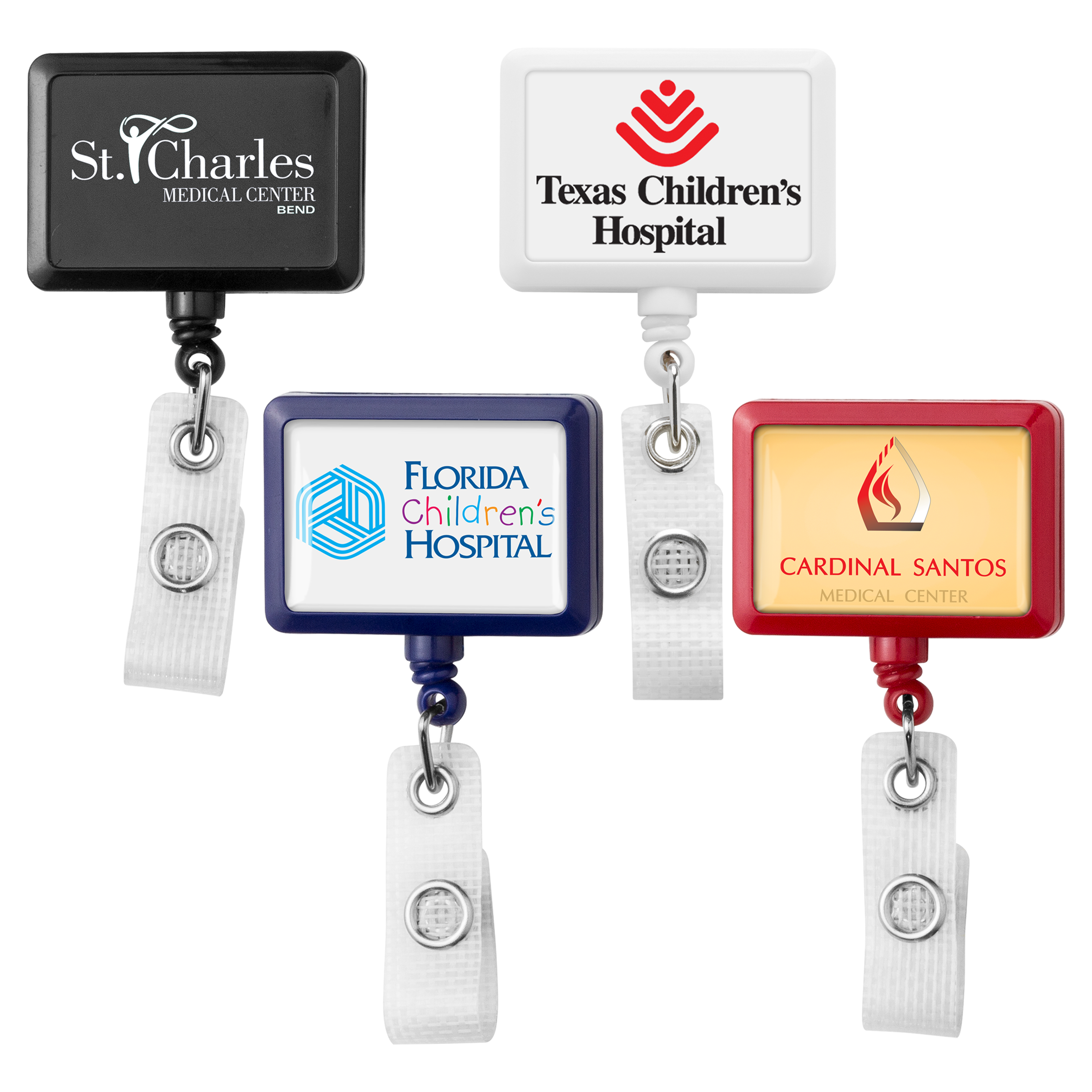BHM18 | JUMBO Anti-Microbial Rectangle Badge Reel