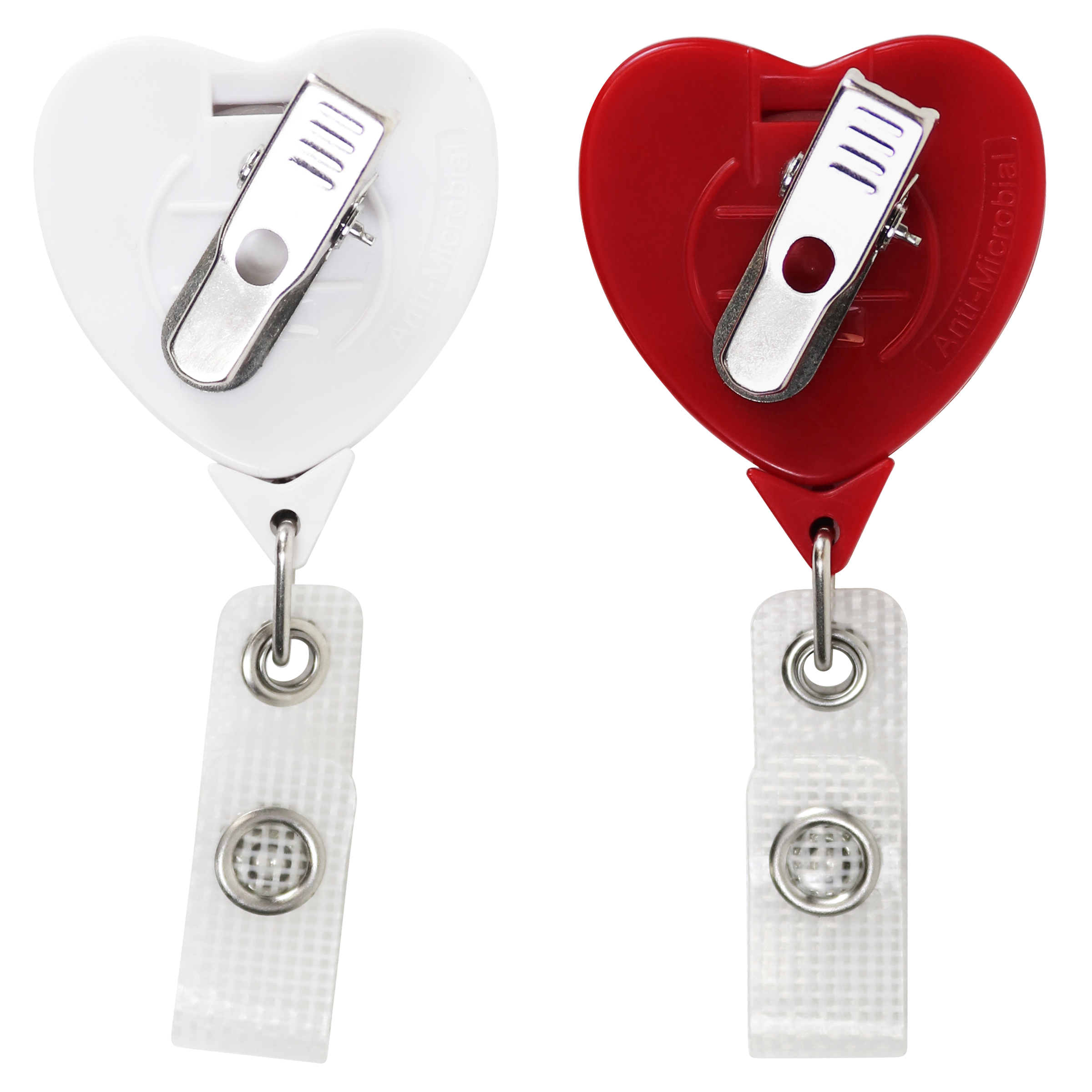 BHM85 | JUMBO Anti-Microbial Heart Badge Reel