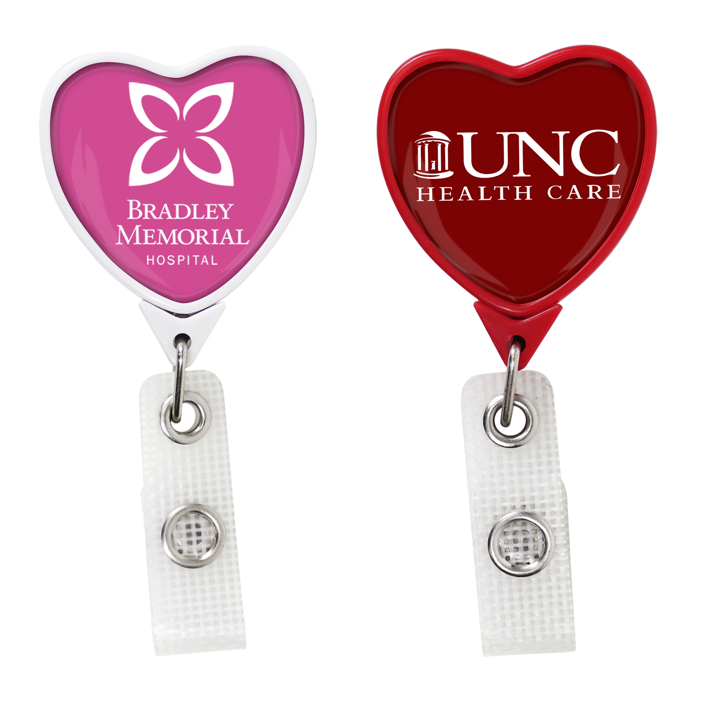 BHM85 | JUMBO Anti-Microbial Heart Badge Reel