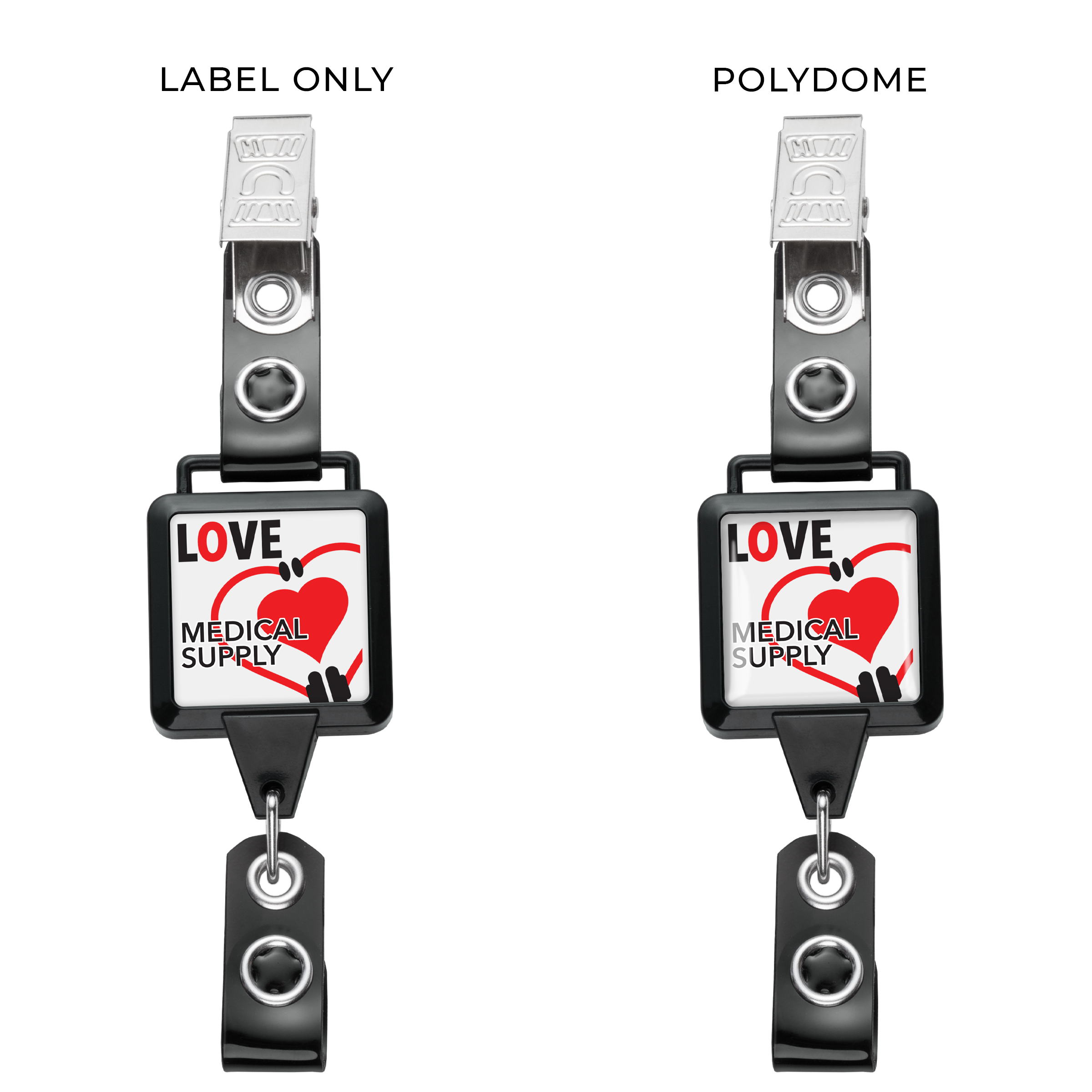 BHY5 | Square Hanger Badge Reel