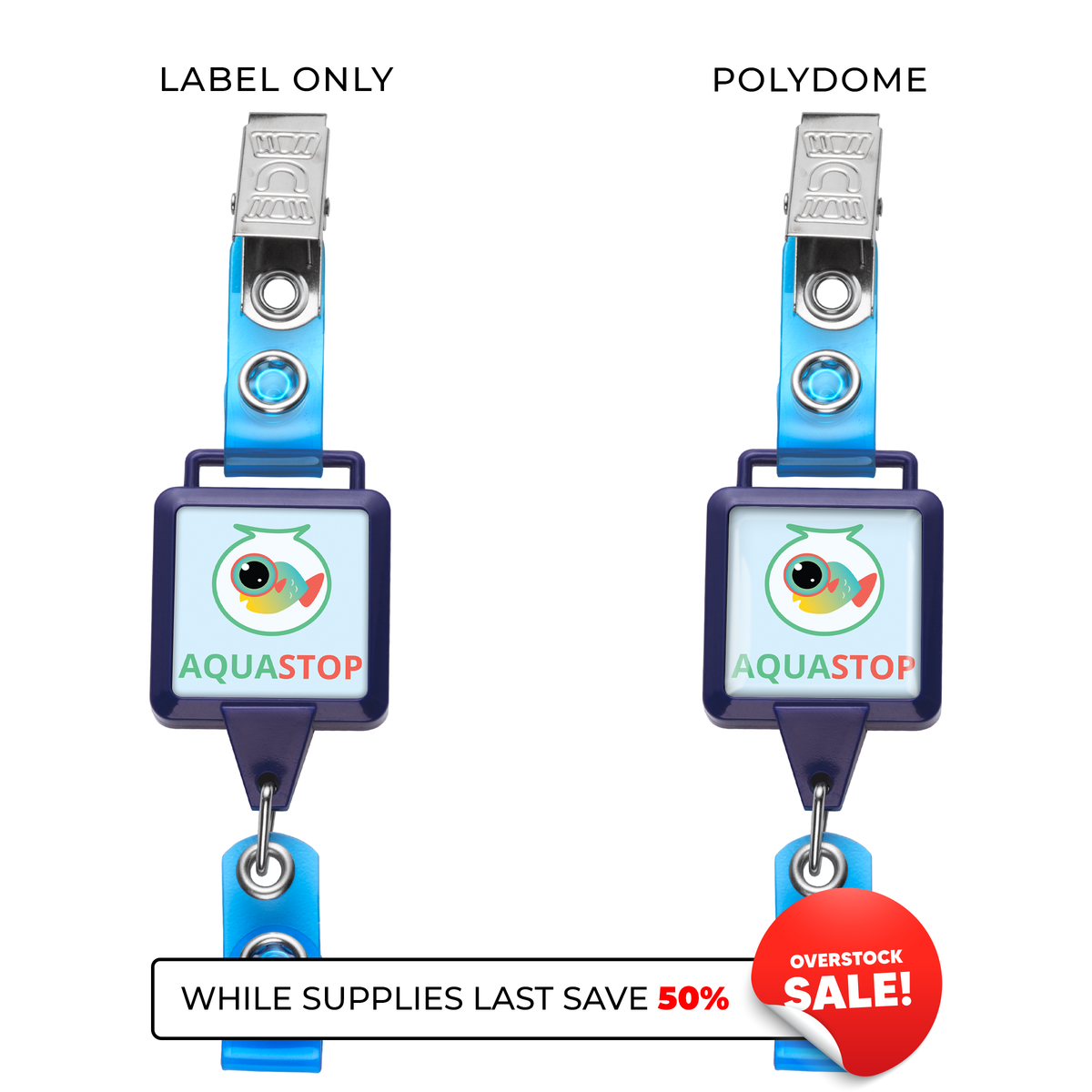 BHY5 | Square Hanger Badge Reel