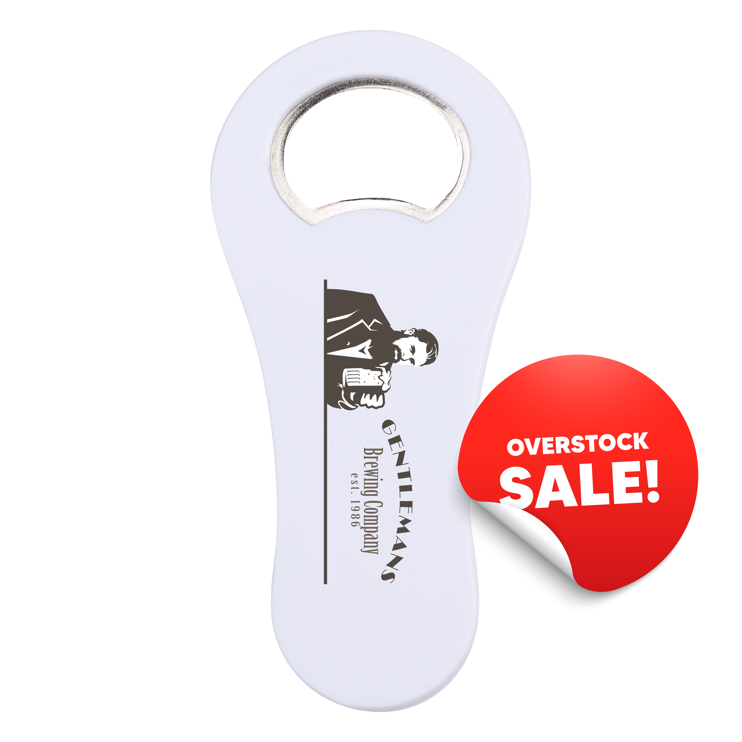 OVERSTOCK:: BTL10WH | Plastic Paddle Bottle Opener