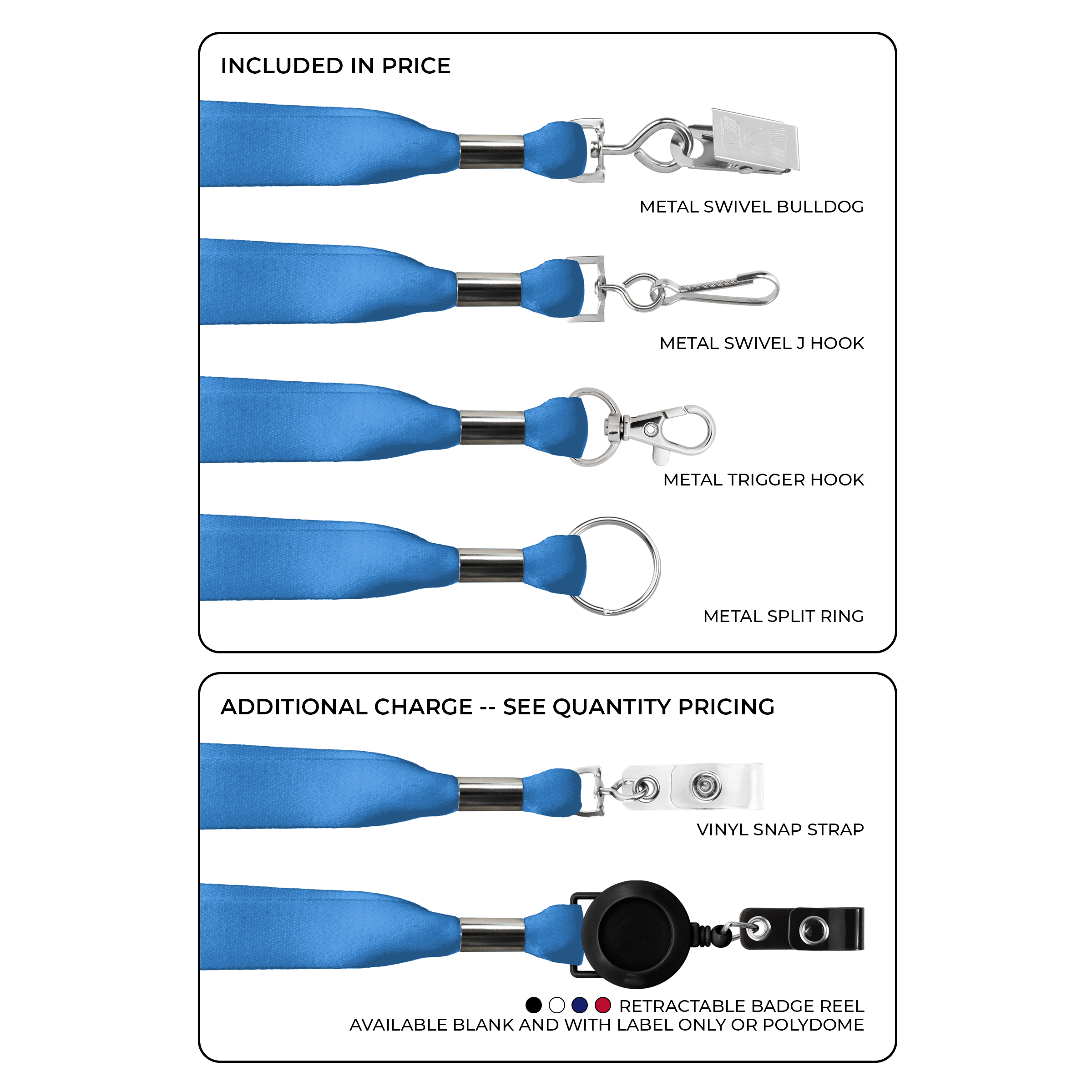 BH0002US | 5/8" Made in USA Dye Sublimation Lanyards