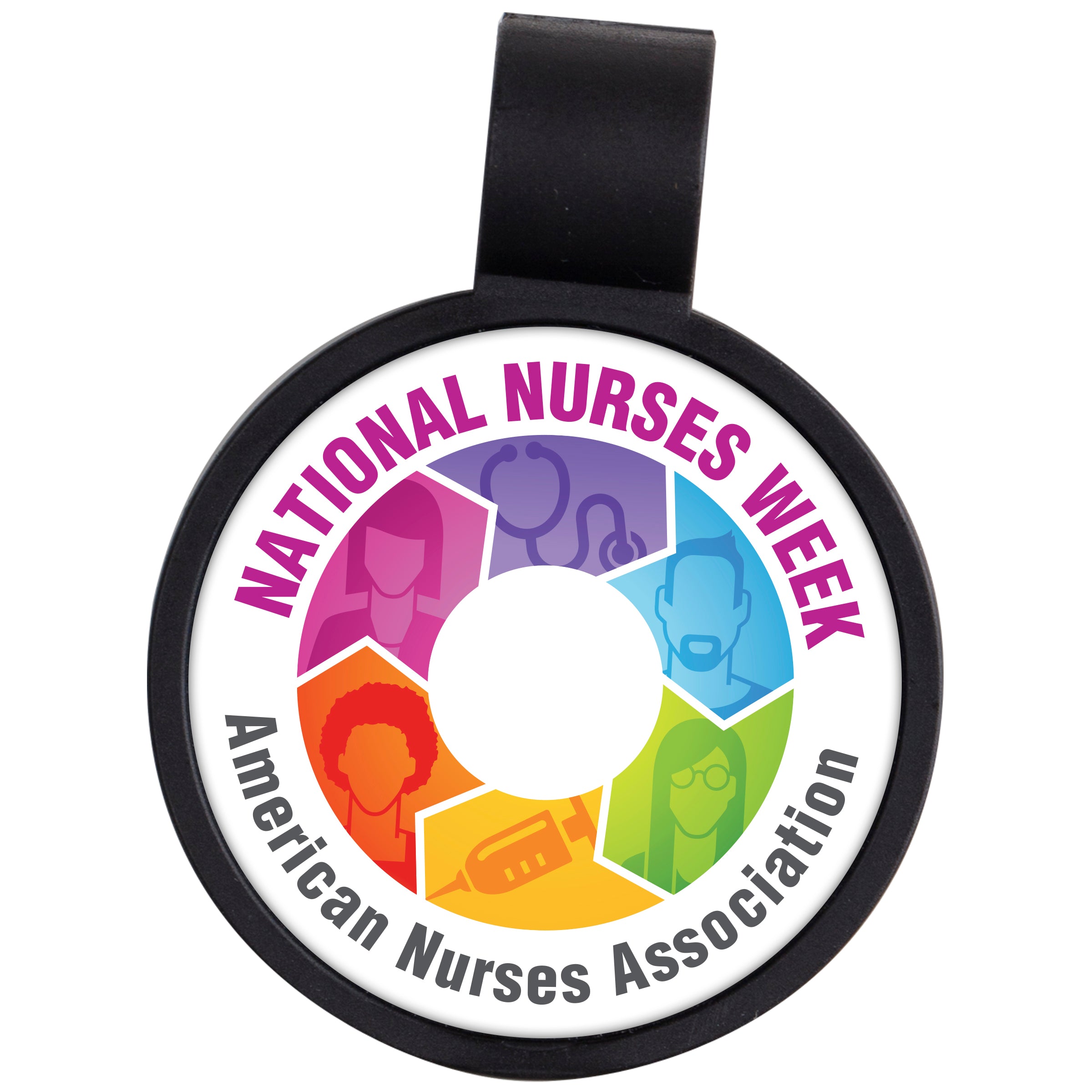 ST44 | Anti-Microbial Round Stethoscope ID Tag