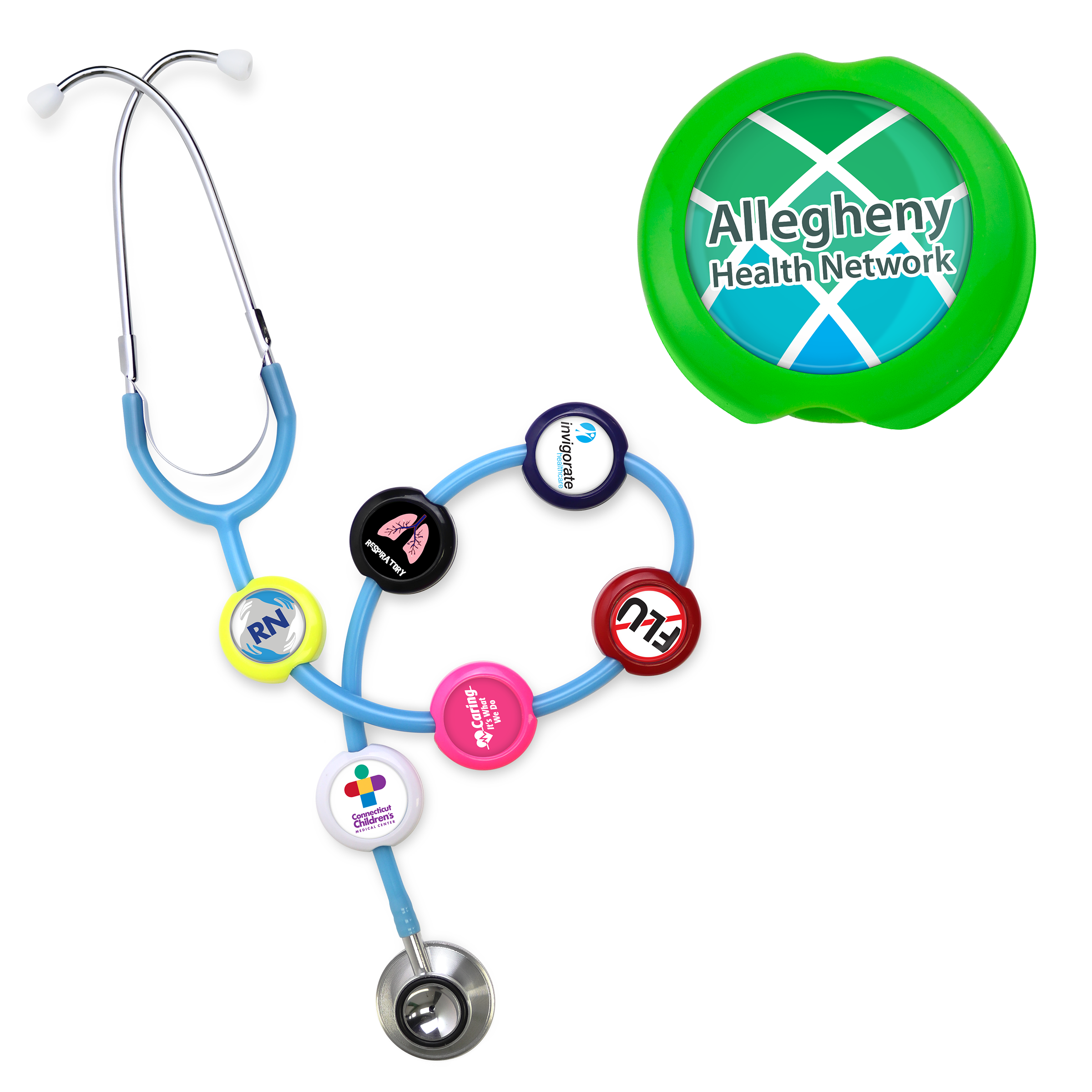 ST99 | Anti-Microbial Saucer Stethoscope ID Tag