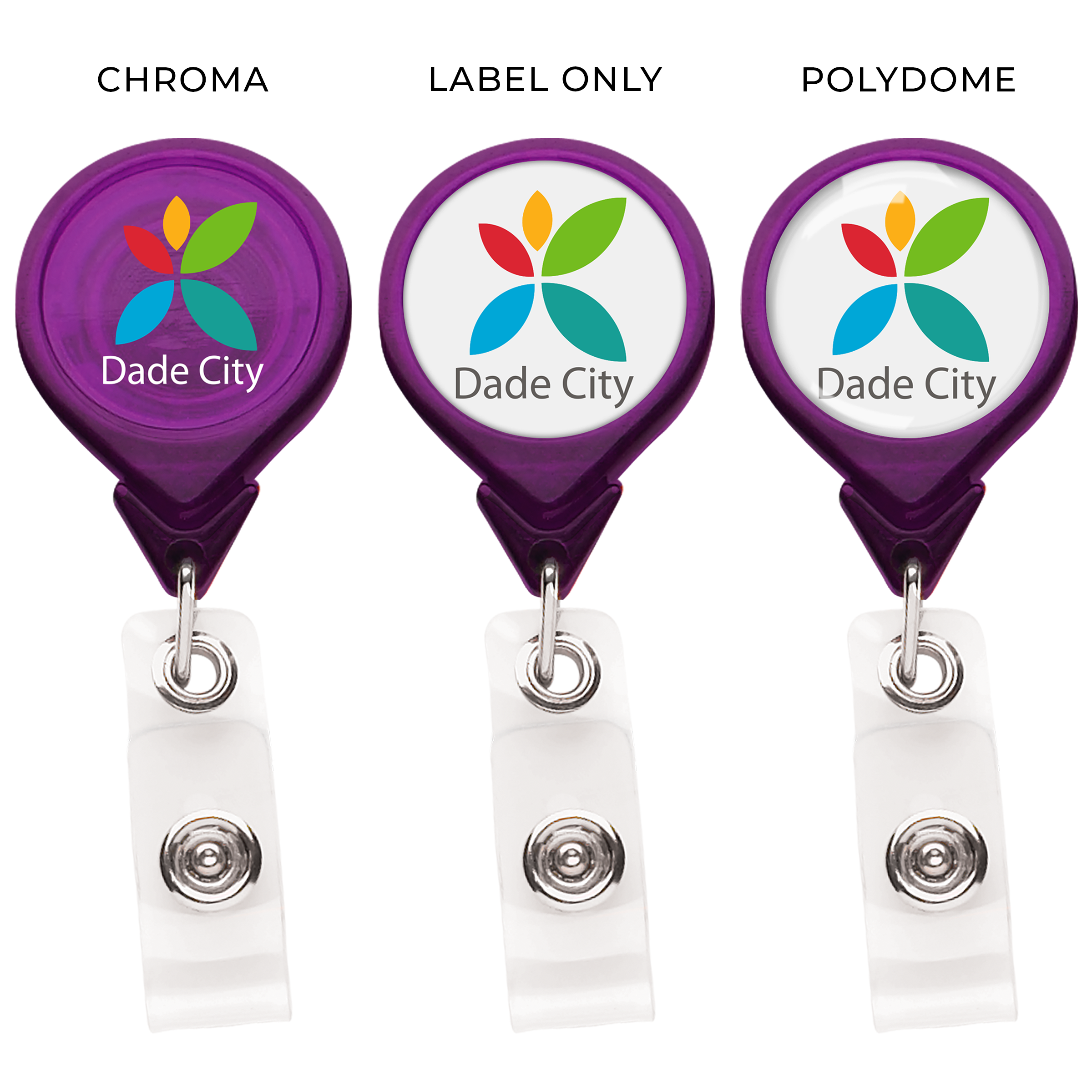 TBH3 | BEST Translucent Round Badge Reel