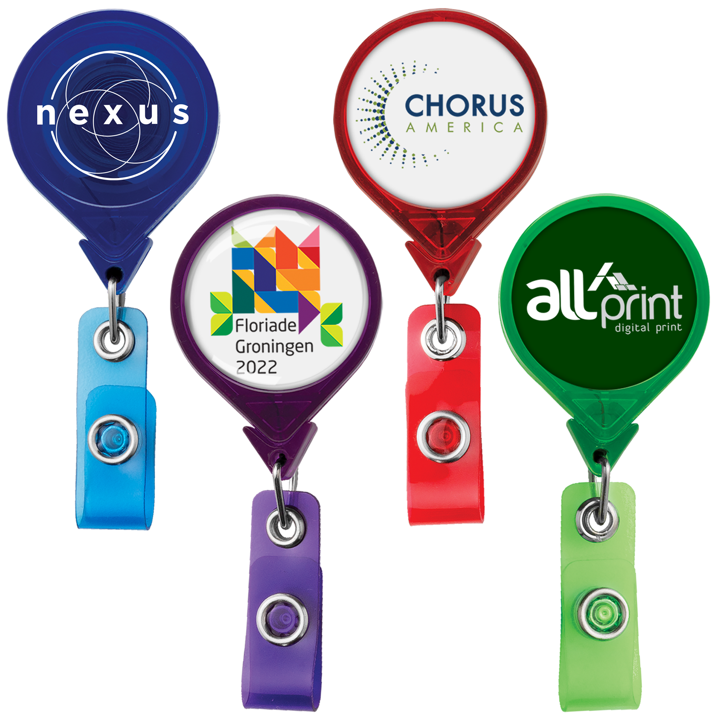 TBH44 | JUMBO Translucent Round Badge Reel