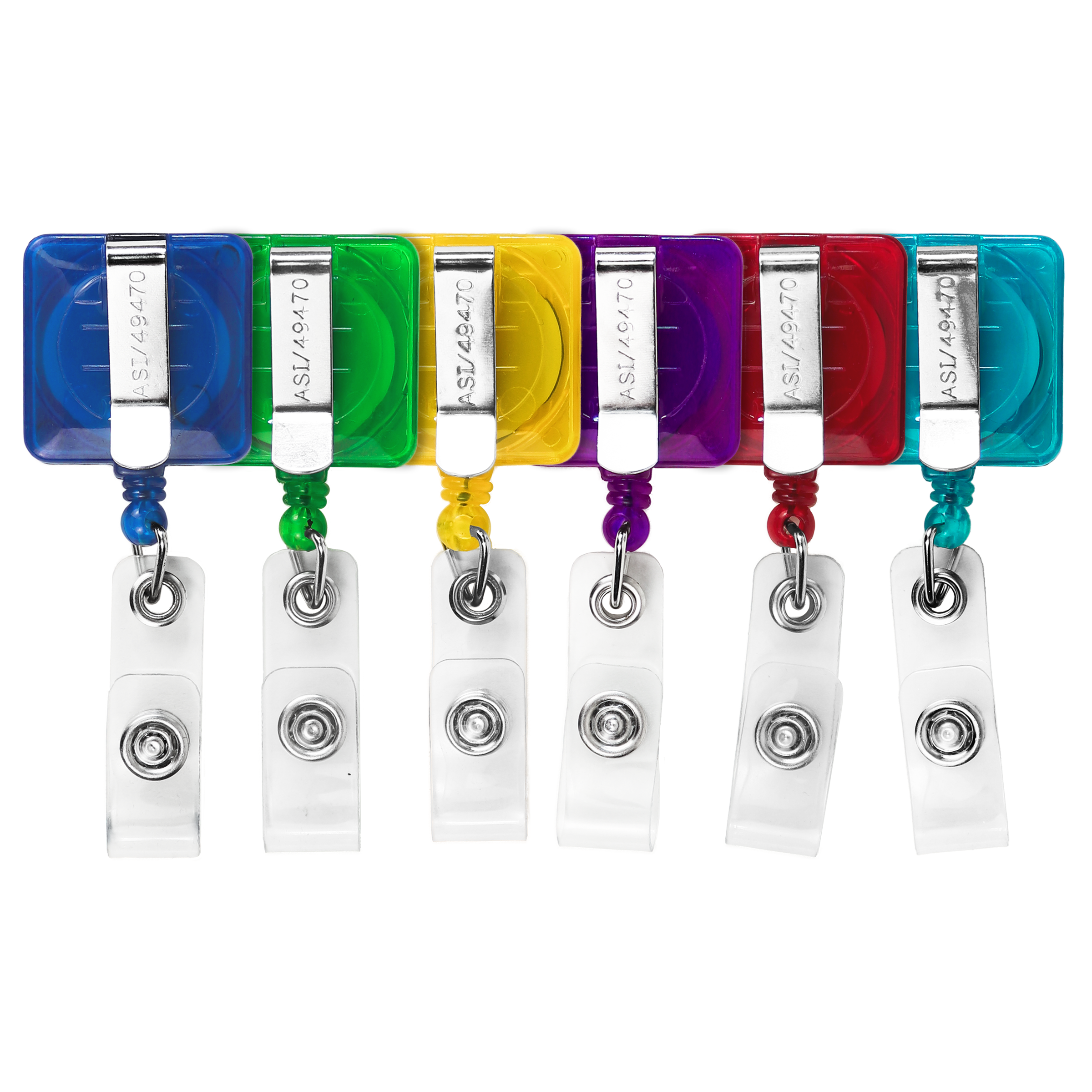 TBHS40 | BETTER Translucent Square Badge Reel