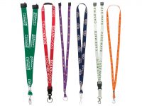BH0011:  3/8" MicroWeave Silk Screen Lanyard