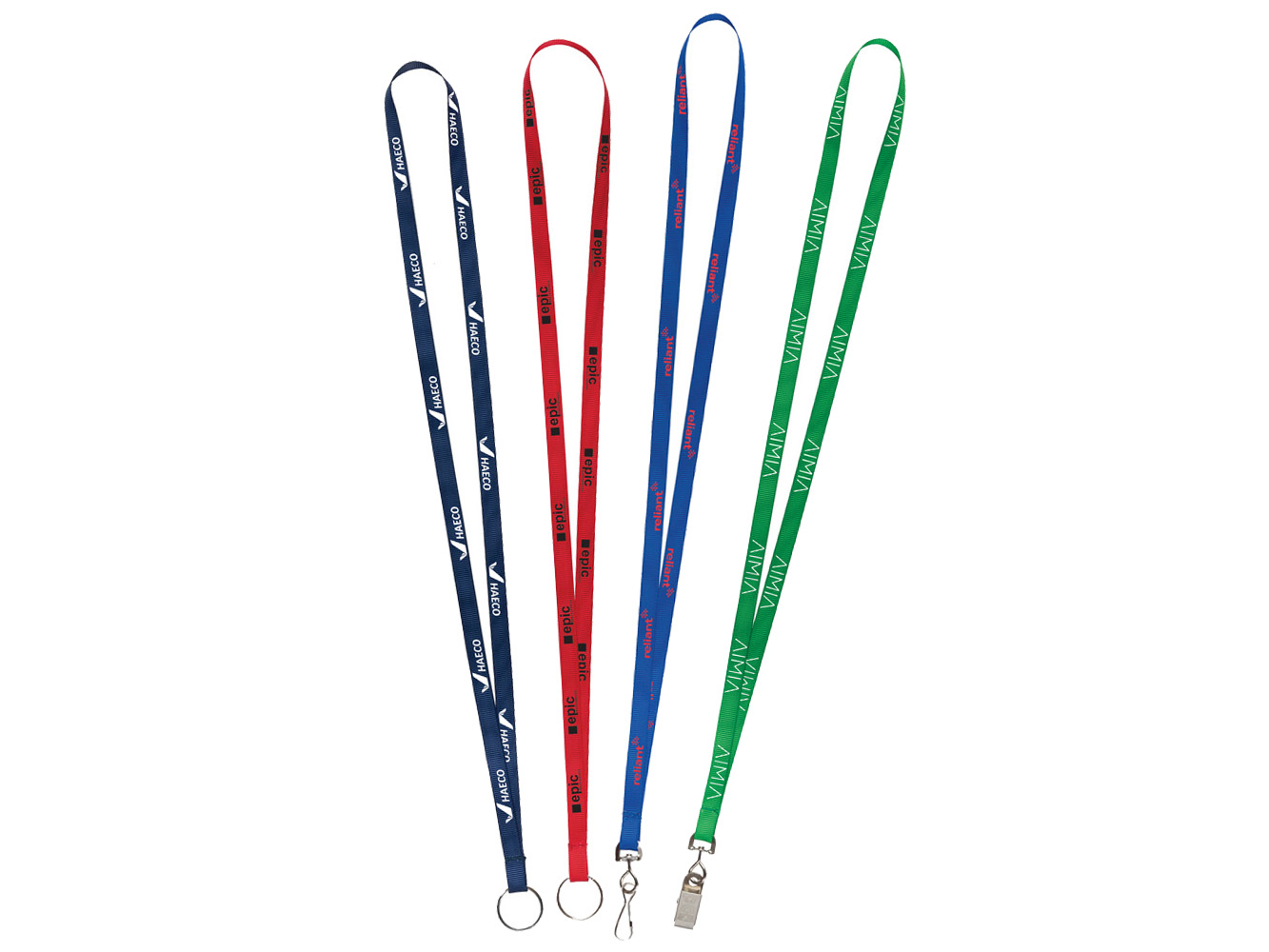 BH0017:  3/8″ EconoWeave Silk Screen Lanyard