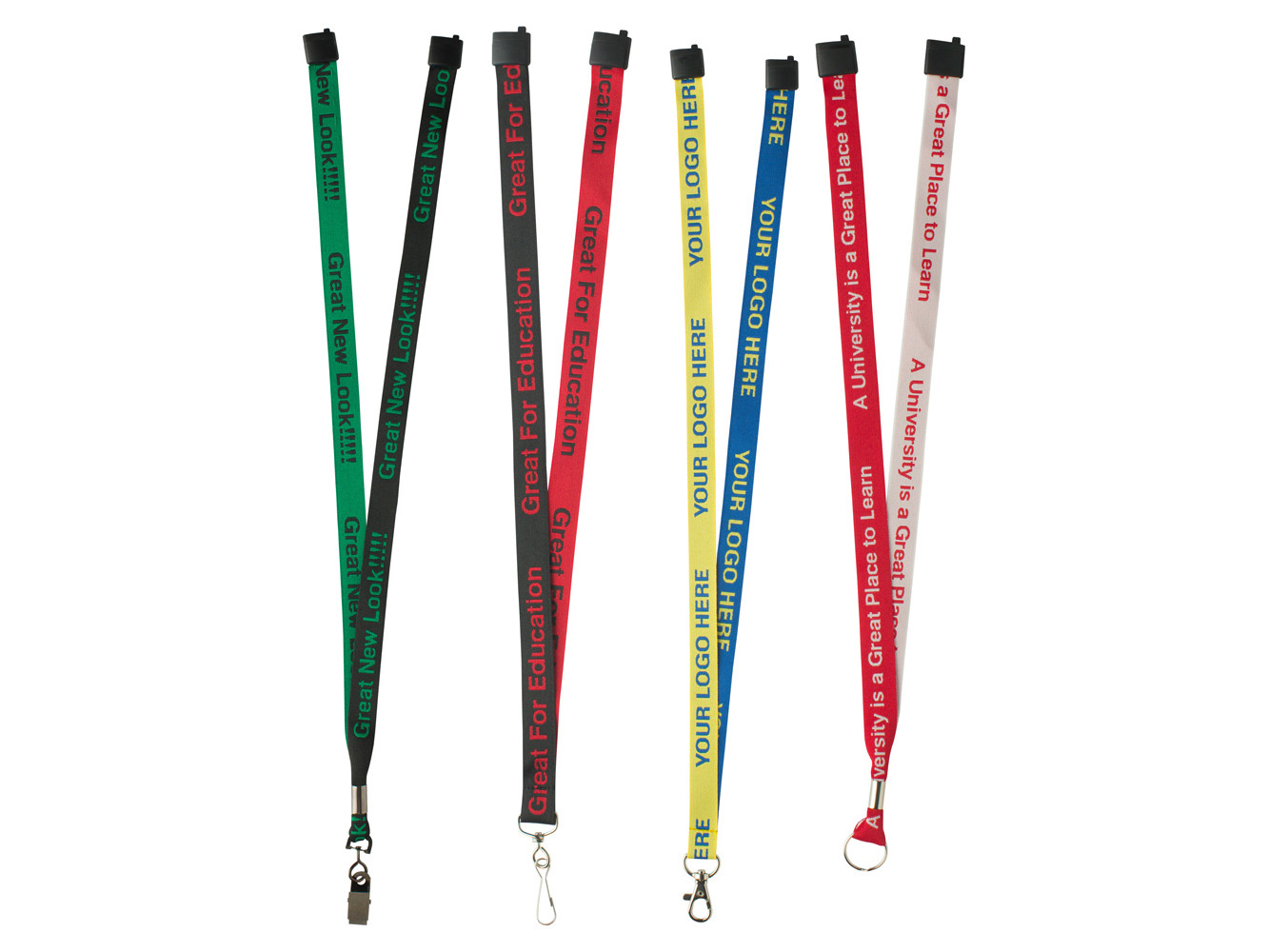 BH0045:  3/4″ Two Tone Woven Lanyard