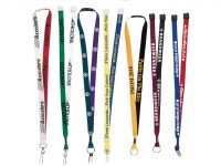 BH0051:  5/8" Two Tone Silk Screen Lanyard