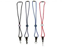 BH044:  Braided Lanyard with Round Slider