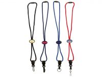 BH066:  Braided Lanyard with Oval Slider