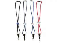 BH086:  Braided Lanyard with Star Slider