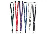 BH2060:  3/8" P.E.T. Recycled Silk Screen Lanyard
