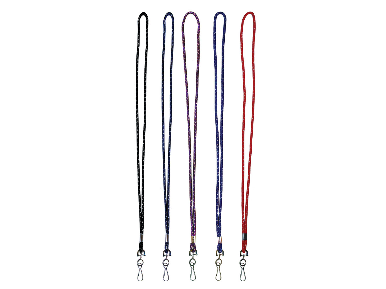 BH2121:  Braided “Bling” Lanyard with Swivel “J”