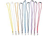 BH2138:  Braided Lanyard with Bull Dog