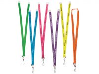 BHN011: 3/8" Neon Silk Screen Lanyard