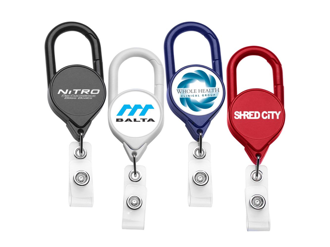 BH0069:  JUMBO Carabiner Badge Reel