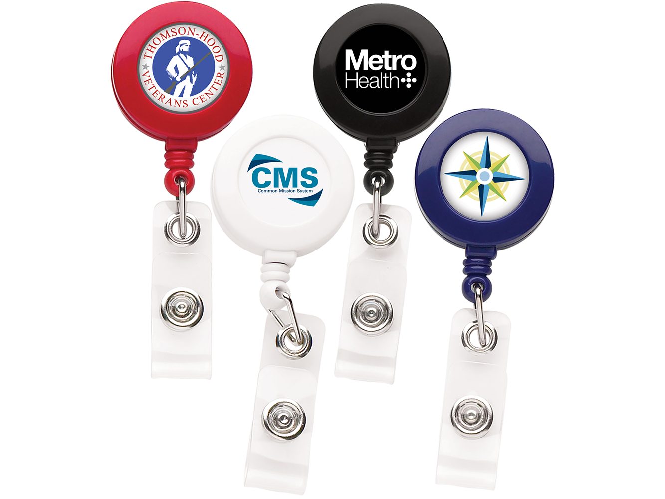 BHG55: JUMBO Square Badge Reel with Magnetic Back - Devara