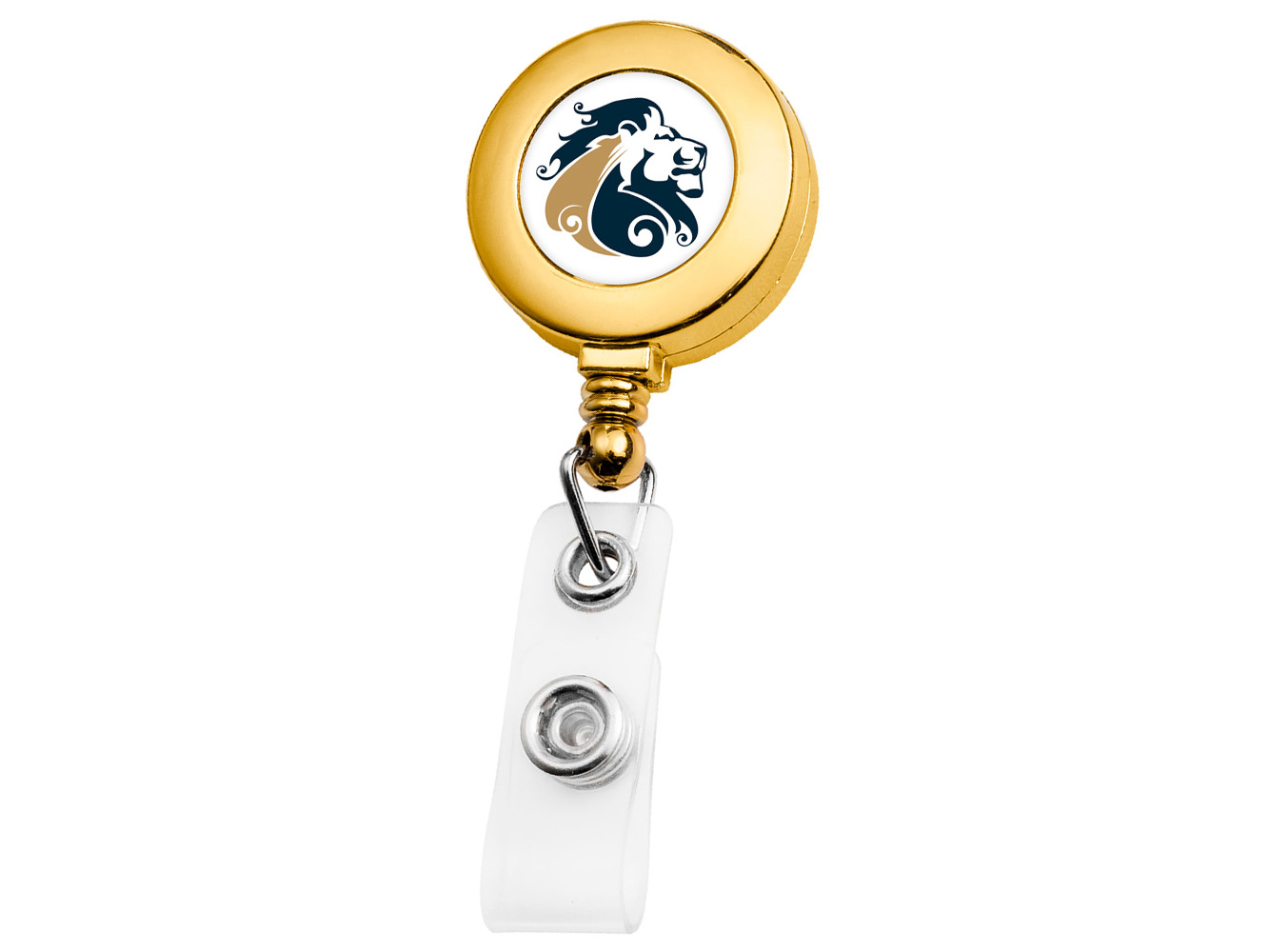 BH3030GD:  Gold Round Badge Reel