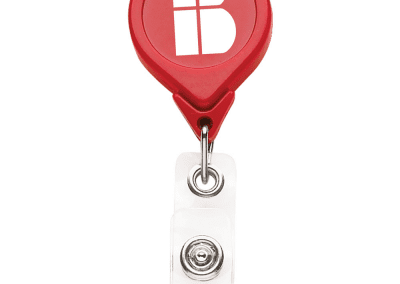 BH3 Round Badge Reel - Red