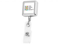 BH63:  Square Metal Badge Reel