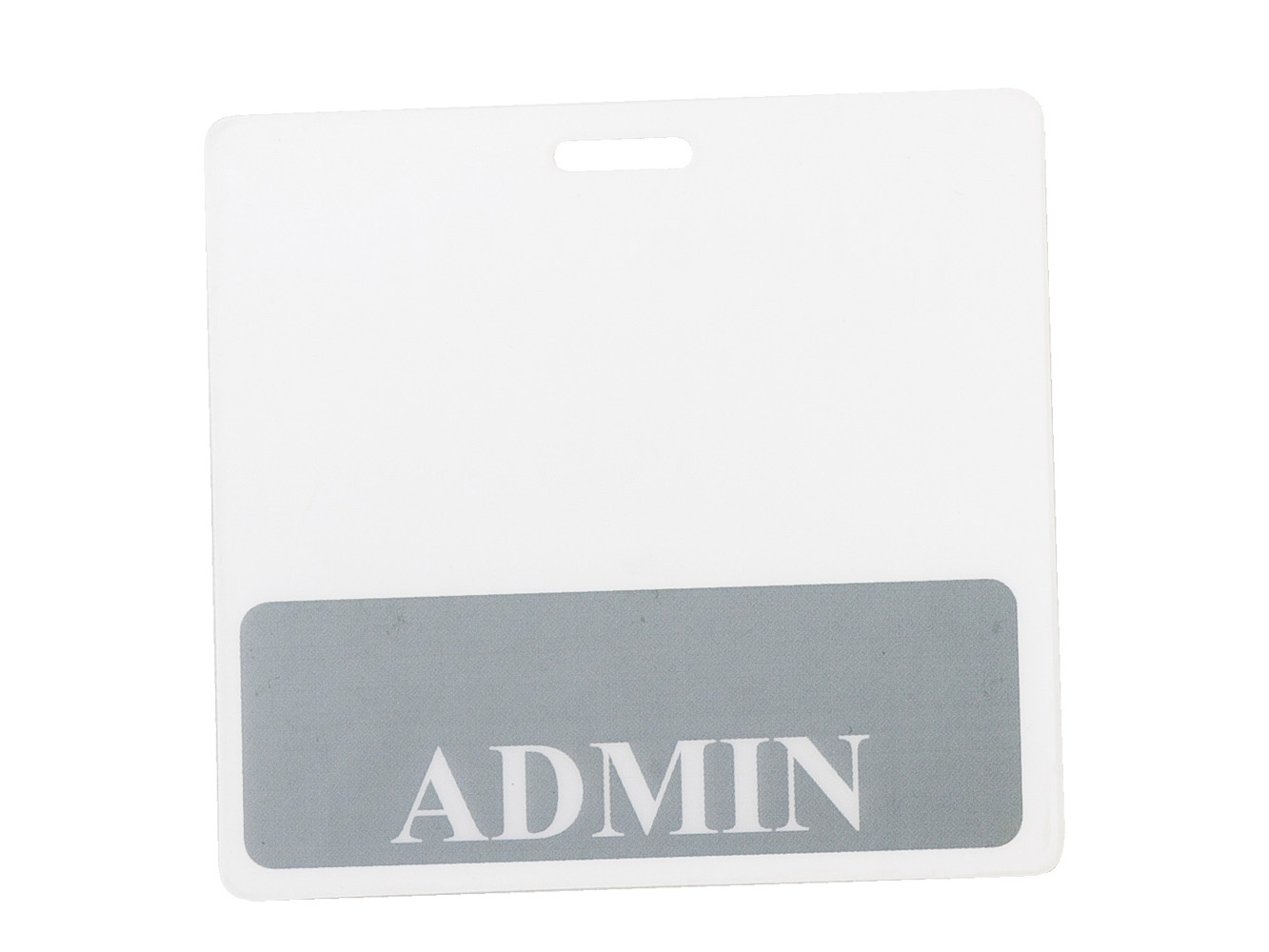 BHB13:  ADMIN – Adminstration (Grey 423C) Position Badge Buddies