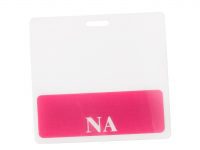 BHB7:  NA - Nursing Assistant (Pink 1915C) Position Badge Buddies