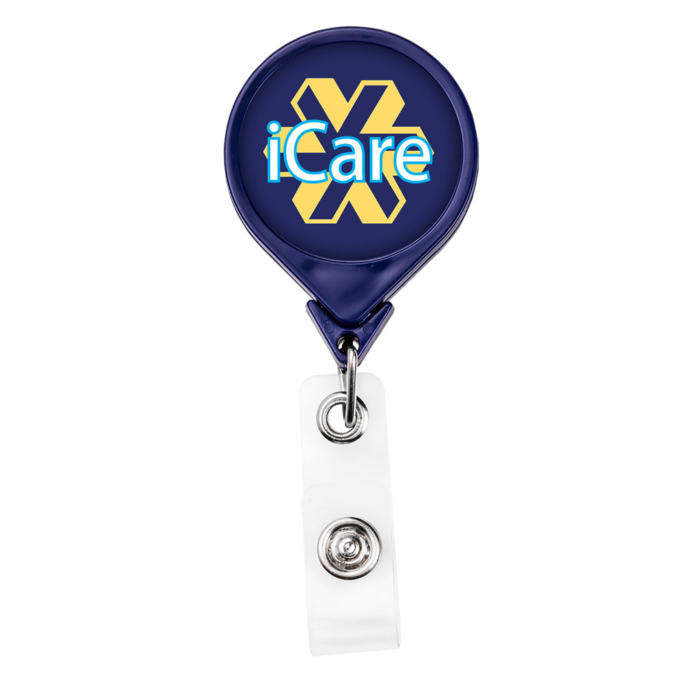 BHG44: JUMBO Round Badge Reel with Magnetic Back - Devara