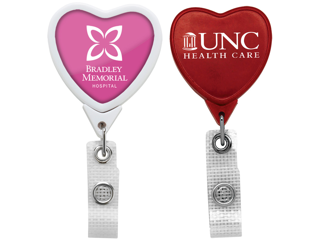 BHM85: Anti-Microbial JUMBO Heart Badge Reel