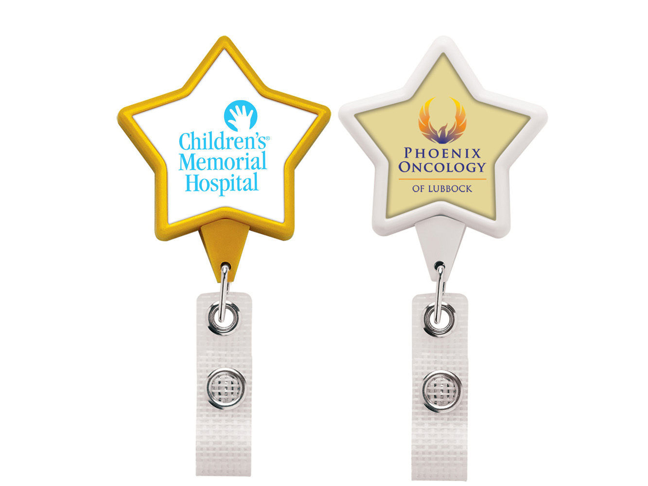 BHM86:  Anti-Microbial JUMBO Star Badge Reel