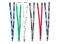 BHML3:  3/8" Anti-Microbial Silk Screen Lanyard