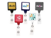 BHS3:  Opaque "Best" Square Badge Reel