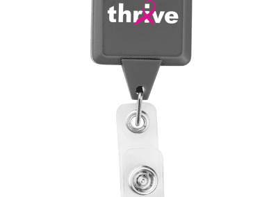 BHS3 Square Badge Reel - Grey