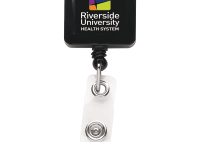 BHS7 Square Badge Reel - Black